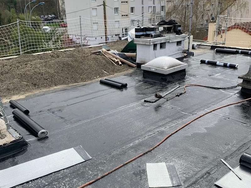Étanchéité : chantier