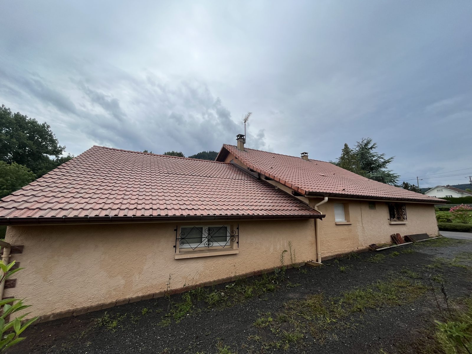 Toiture : maison rénovée
