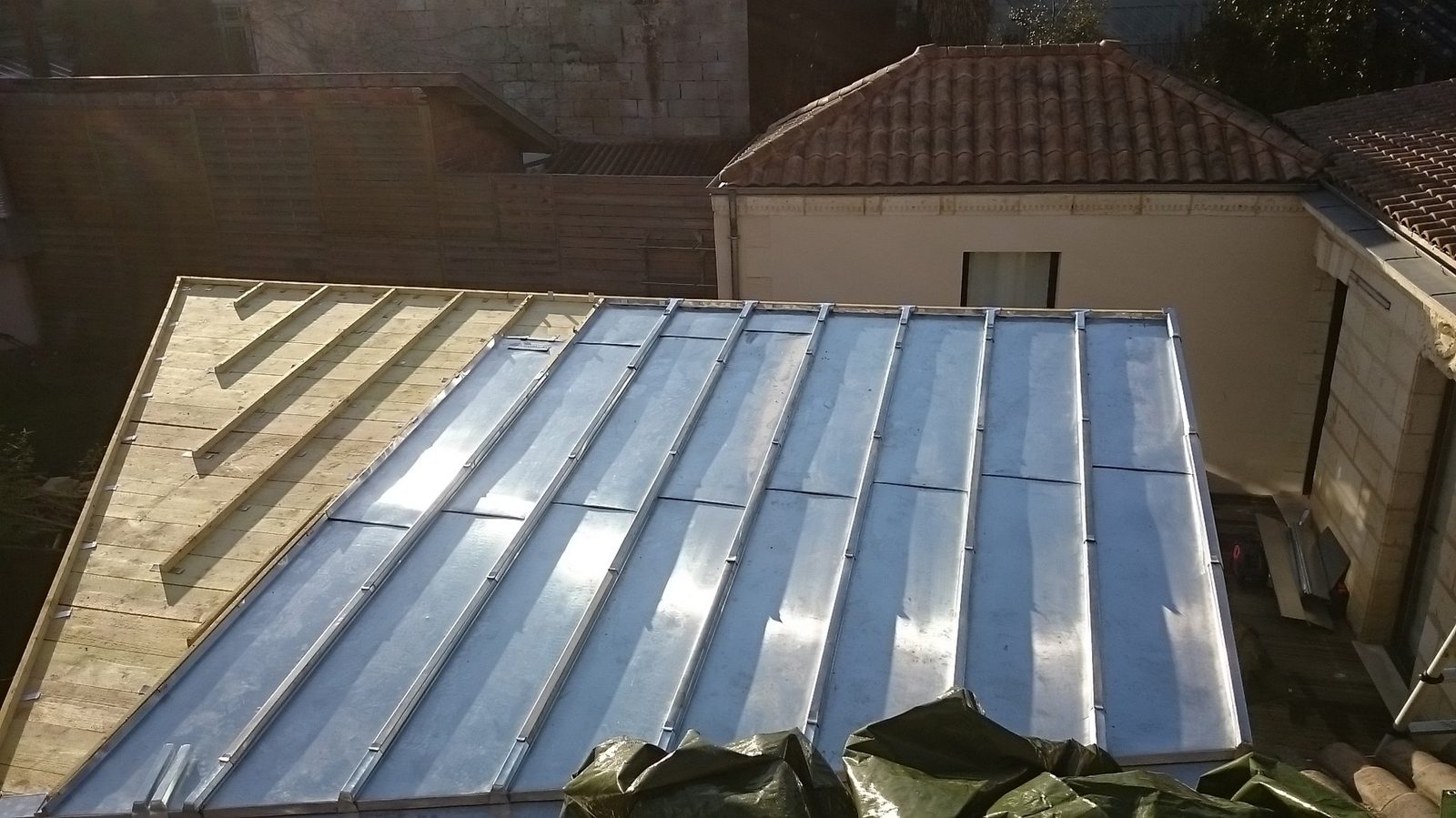 Toiture : zinc