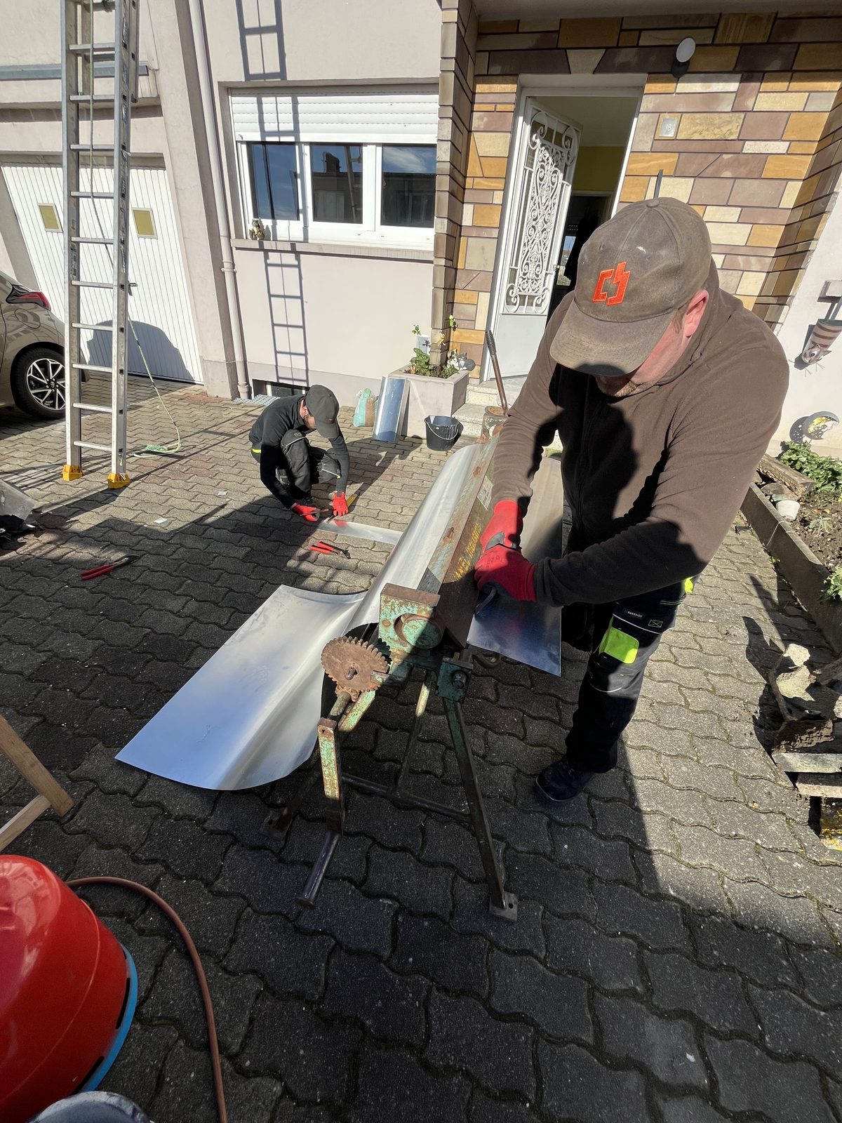 Zinguerie : façonnage